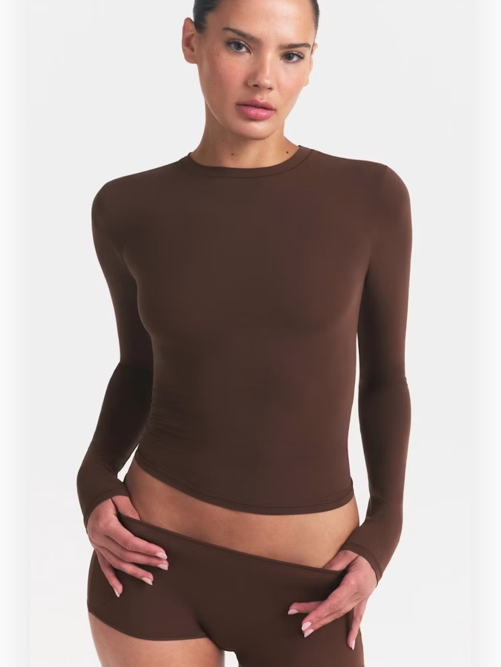SKIMS Fits Everybody Long Sleeve T-Shirt
